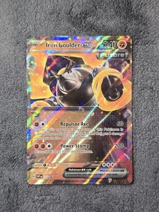 Iron Boulder ex 147 Double Rare SV: Black Star Promo Pokémon TCG NM - Bild 1 von 2