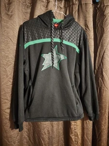 Dallas Stars Reebok Face Off Collection NHL Black mens Large Pullover Hoodie - Picture 1 of 6