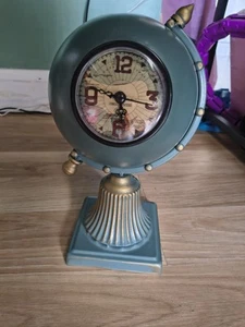 Hometime Vintage Globe Mantel Clock Fully Working - Picture 1 of 4