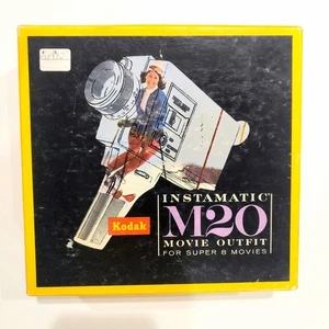 📸 Kodak M20 Instamatic Super 8 Movie Camera w/ Original Box 📸 - Picture 1 of 5