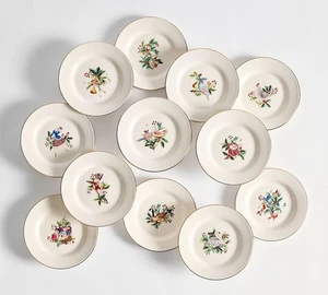 Pottery Barn 12 Days of Christmas Appetizer Plates Mixed Design Set of 12 NEW - Picture 1 of 5