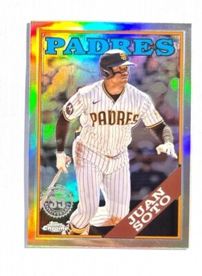 Juan Soto ~ 2023 Topps Chrome ~ 35th Anniversary Refractor #88CU-3 - Image 1 of 2
