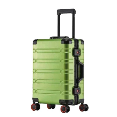 Kleiner Aluminium Handgepäck Trolley 55 cm – Hellgrün Reisekoffer bei Bowatex - Bild 1 von 4