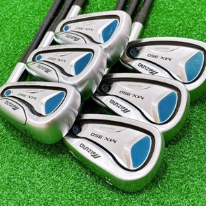 Mizuno MX-950 GRAIN FLOW FORGED Iron Set 5-9,PW 6pcs EXSAR IS2 Flex-STIFF - Picture 1 of 17