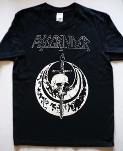 AXEGRINDER - Skull & Sword T-shirt, Unisex Tee - Picture 1 of 2