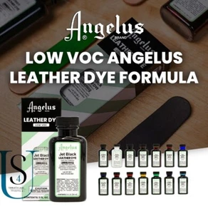 Angelus Low VOC Leather Dye Colour Shoes Boot Trainers Bags Crafts Permanent Dye - Picture 1 of 14