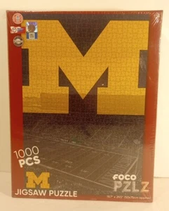 New Foco 1000 Piece Jigsaw Puzzle Michigan State Football Field & LOGO College - Picture 1 of 4