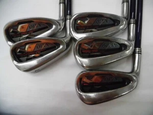 Left-Handed 2018 Dunlop XXIO 10 6-PW 5PC MP1000 R-FLEX IRON SET GOLF H815 - Picture 1 of 6