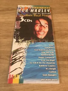 BOB MARLEY and The Wailers Caribbean Beach Music 3 CDs, New sealed - Imagen 1 de 2