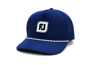 New FootJoy Jewel Rope Navy Blue Adjustable Snapback Hat - Picture 1 of 1