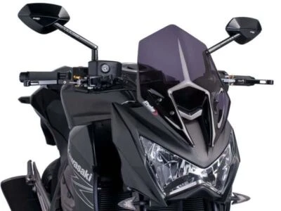 Pantalla deportiva Puig Dark Smoke nueva generación Kawasaki Z800 2013-2016 Foto 1 de 4