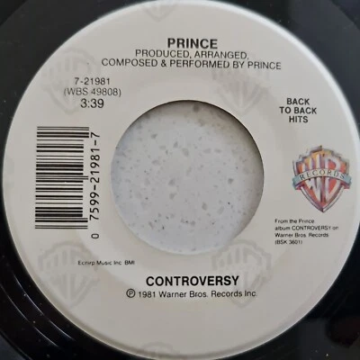 Prince - Controversy / Uptown - Rare Reissue Excellent Condition Import 7" - Bild 1 von 2