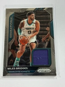 Camiseta deportiva Prizm Miles Bridges Sensational Swatches 2020-21 usada en juegos #SSW-MBR - Imagen 1 de 2