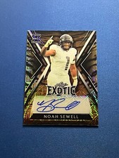 2023 Leaf Exotic Football MOJO Tiger Version Auto of Noah Sewell #1/8!!