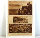 Ancien imprimé papier 1919 des forces tchécoslovaques de la Première Guerre mondiale en Russie