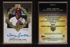 2022 Gilded Collection Gold Framed Hall of Famer /90 Steve Carlton Auto HOF