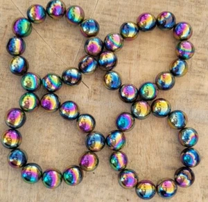 48 sphères magnétiques hématite arc-en-ciel 2 lbs boule ronde 3/4" aimant Zingers - Photo 1 sur 3