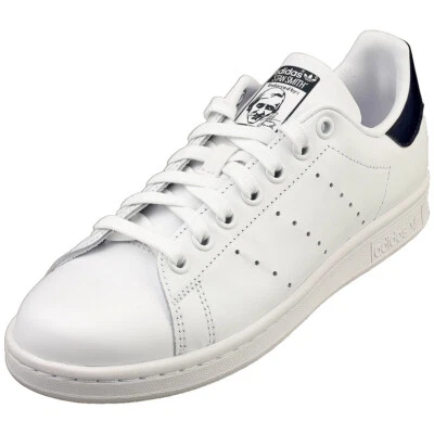Chaussures Stan Smith Adidas Blanc Marine Homme Classiques - 36 2/3 EU - Photo 1/4