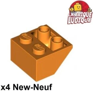 Lego 4x slope inverted brique brick pente 45 2x2 orange 3660 NEUF - Imagen 1 de 1