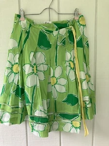 Lilly Pulitzer White Label Daisy Wrap Skirt Size 4 - Picture 1 of 5