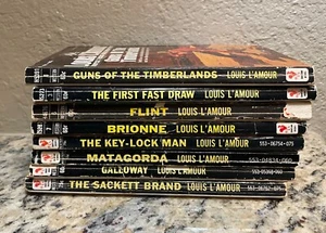 Louis Lamour LOT of 8 Vintage Paperbacks Bantam Books - Louis L'Amour - Bild 1 von 3