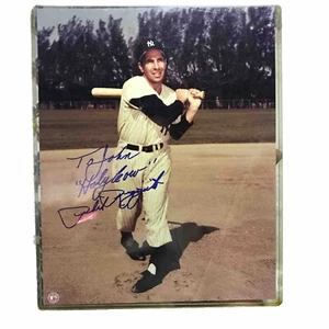 Phil Rizzuto 8x10 Foto signed Autogramm NY Yankees COA 1993 - Bild 1 von 5