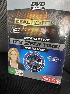 Deal Or No Deal & Who Wants To Be A Millionaire Interactive DVD Games 2-in-1 New - Image 1 of 2