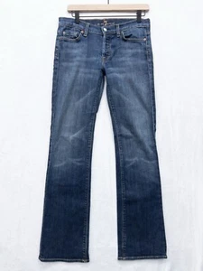 7 For All Mankind Dojo 8.5" Mid Rise Jeans Womens Size 29x32 Pants - Picture 1 of 7