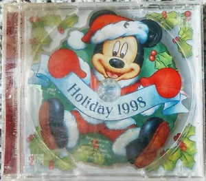 Disney Walt Disney Records Mickey Mouse CD 1998 Christmas Ornament - Bild 1 von 6
