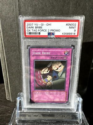 2007 Dark Bribe (Super Rare) - PSA 9 - GX04-EN002 GX Tag Force 2 Promo - YuGiOh - Image 1 of 2