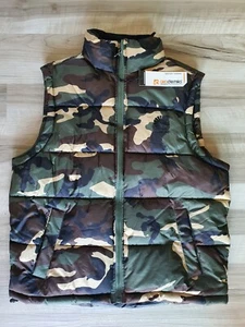 Akademiks Puffer Vest Jacket Camo Size L - Picture 1 of 8