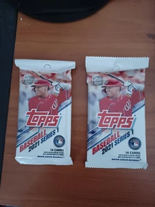 2021 topps baseball cards series 1 - 2 packs, new, unopened - Picture 1 of 1