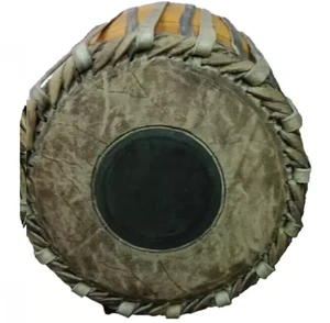 New South Indian Professional Mridangam Skin Goatskin Bass & Treble Head SkinSet - Picture 1 of 2