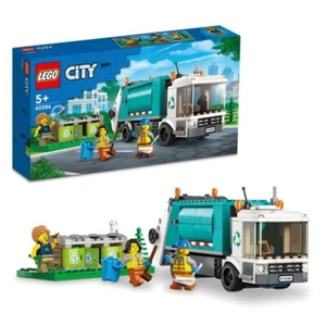 LEGO 60386 Müllabfuhr Kippbare Ladefläche 3 Figuren Katze Recyclinghof NEU - Picture 1 of 1