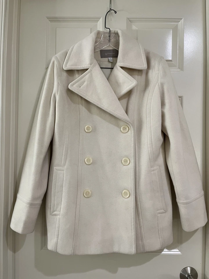 Croft and Barrow Abrigo Mujer Mezcla Lana Talla M Foto 1 de 4