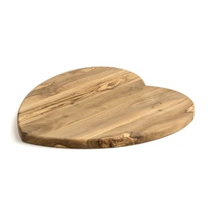 Berard Olivewood Cutting Board, Heart Shape, 11 x 6.7 x 0.63" - Imagen 1 de 6