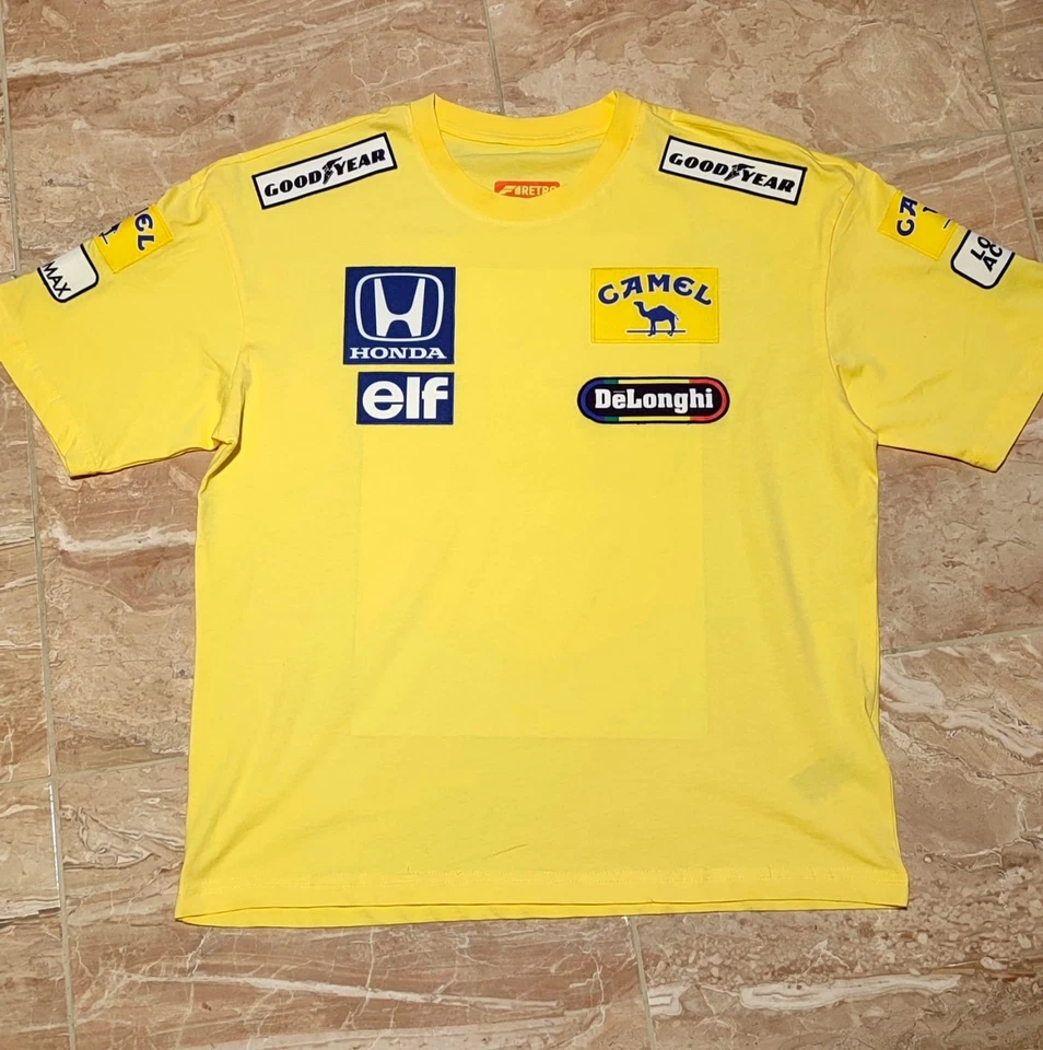 Lotus Honda 1987 Formula-1  T-shirt ellow - Image 1 of 2
