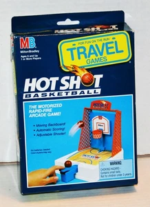Vintage HOT SHOT BASKETBALL Travel Games Milton Bradley 1992 Complete - Picture 1 of 2