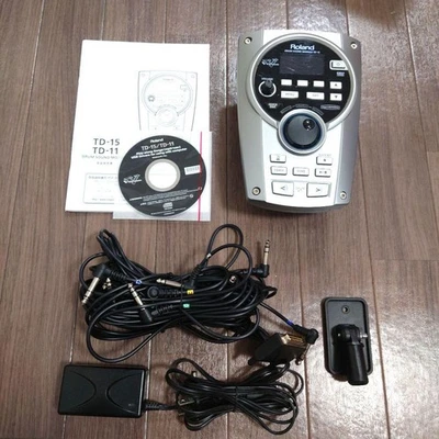 Roland TD-15 Drum Sound Module w/ Extra 15 Kits + Cables Adapter Manual CD-ROM - Image 1 of 4