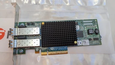 Cisco Emulex Dual-Port 8Gb Fiber Channel Card w/2x 850nm SFP - N2XX-AEPCI05 - Image 1 of 3