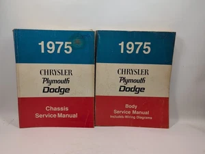 1975 Chrysler Dodge Plymouth Chassis & Body Service Manuals Wiring Diagrams - Picture 1 of 22