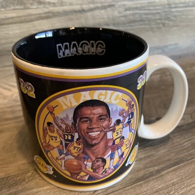 Taza de café Magic Johnson 32 LA Lakers Sports Impressions NBA vintage Foto 1 de 4