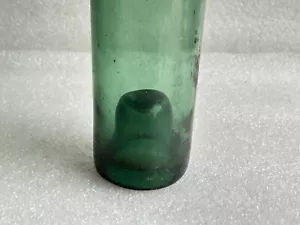 RARO ANTIGUO VINTAGE ÚNICO BOTELLA DE VINO DE VIDRIO VERDE BASE PUNT PROFUNDA, COLECCIONABLE - Imagen 1 de 16