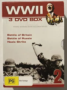 World War 2 Battle of Britain + Battle of Russia + Nazis Strike DVD - Picture 1 of 3