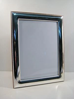 Cornici foto da 9x13 e 15x21 in argento 925 bilaminato. Liscia con bordini, TOP - Immagine 1 di 3