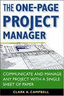 The Una Página Project Manager: Comunicar Y Logra Cualquier Project