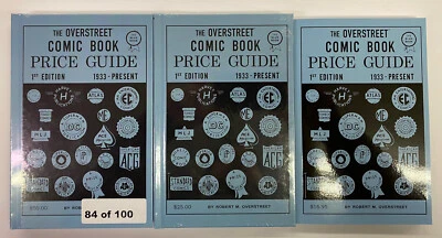 Guía de precios de cómic Overstreet #1 facsímil FIRMADO HC/SC SET SEGUNDA impresión 84/100 Foto 1 de 4