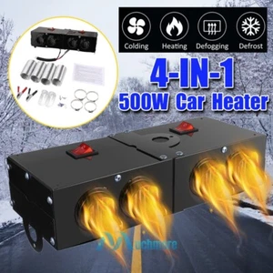 500W 600W DC 12V Car Heater Heating Cooling Fan Defroster Demister Air Purifier - Picture 1 of 131