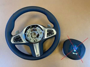 BMW 2 3 F44 G20 G21 G28 OEM M Steering Wheel Paddles Driving Assistant+ VIBRO - Picture 1 of 12