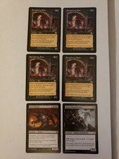 Mtg Black Nm/Lp 4x Earsplitting Rats/ Halo Hunter/ Hagra Sharpshooter